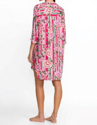 Johnny Was - VESTIDO CAMISA COM BOTÕES