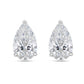 Diana M Jewels - 10.00 Cts Lab Grown Pear Cut Stud Earrings