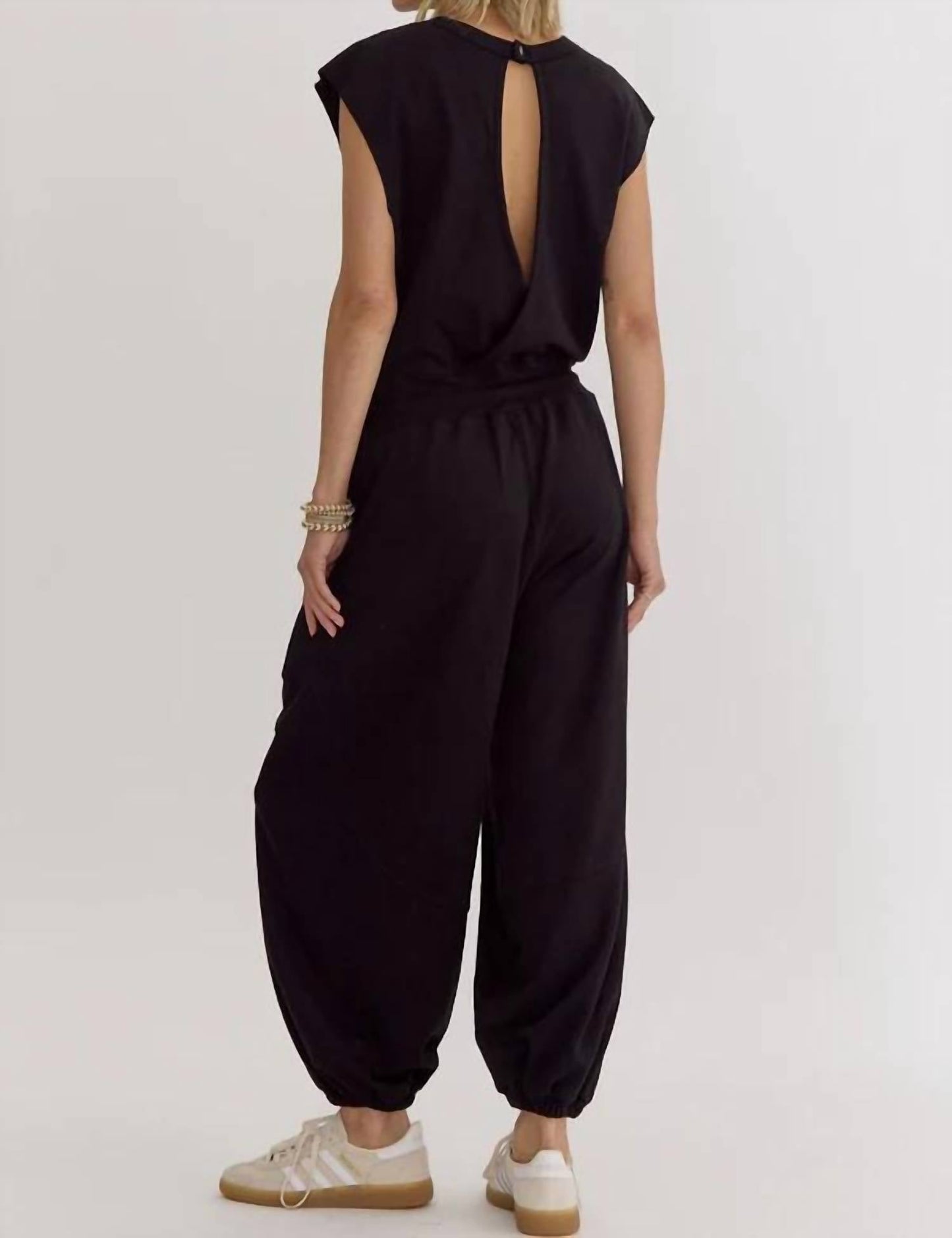 Entro - Harbor Sleeveless Waist Tie Jumpsuit