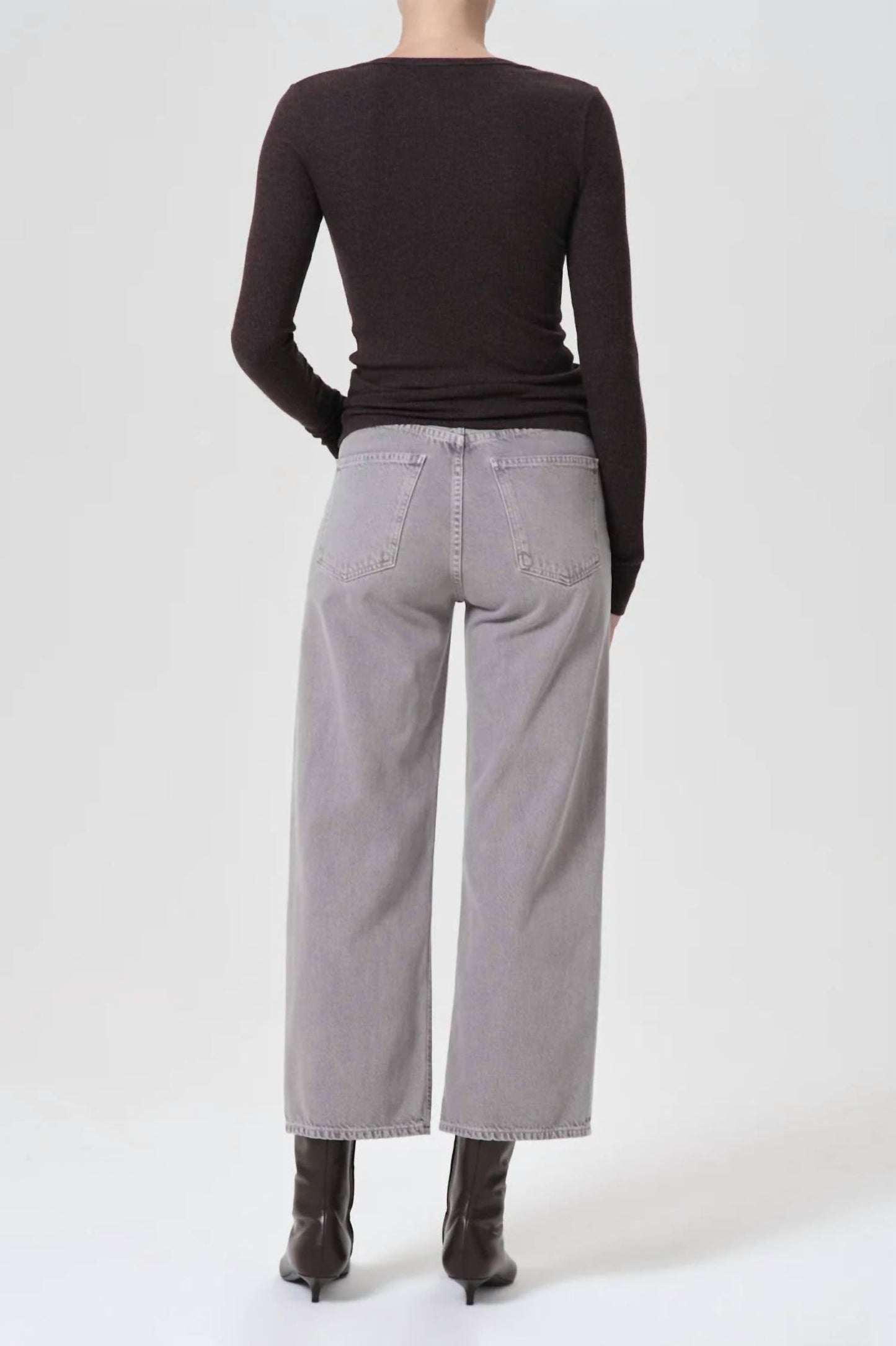 Agolde - Ren High-rise Wide-leg Jean