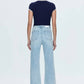 Pistola - Penny Crop High Rise Wide Leg Jean