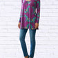 Diva Usa - Sibella Pleated Front Long Sleeve Blouse
