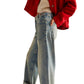 Free People - Palmer Cuffed Denim Jeans
