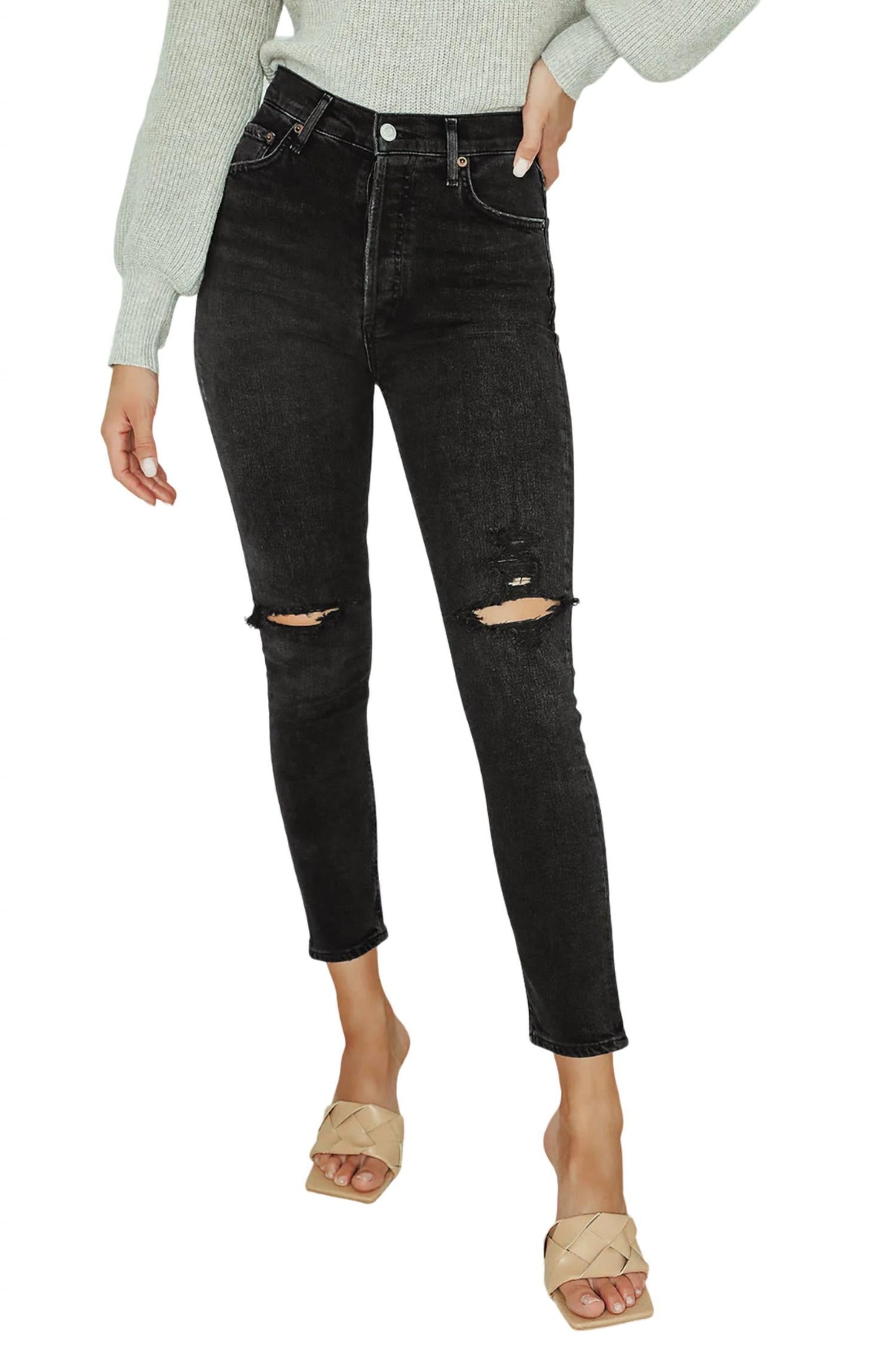 Agolde - Nico High Rise Slim Fit Jean