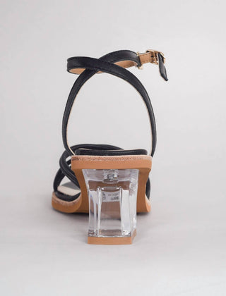 All Black - Sandália Ms. Glamour Feminina