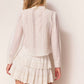 Loveshackfancy - Ruffle Mini Pearl-embellished Skirt
