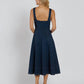 Jude Connally - Sabrina Denim Fit And Flare Midi Dress