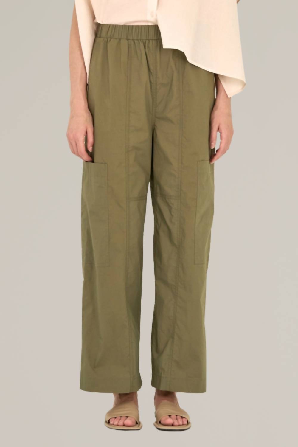 Grade & Gather - Cotton Pull-On Cargo Pants