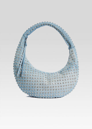 Retrofete - Bolsa de ombro grande com tachas e detalhes Elodie para mulheres