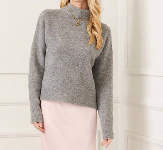 Karen Kane - Mock Neck Boucle Sweater
