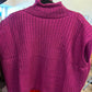 She + Sky - Pink Sweater Top