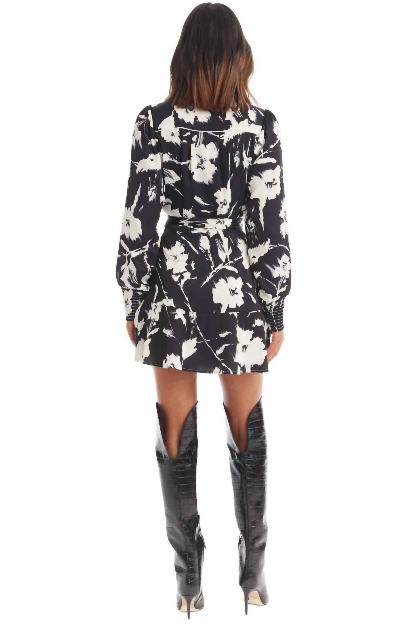 Allison New York - Dylan Floral Button Mini Dress