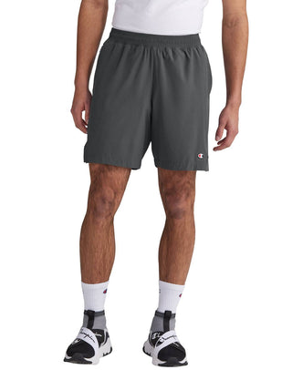 Champion - Shorts MVP com bolsa de suporte total, logotipo C de 7 pol.