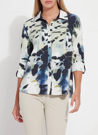 Lysse - Camisa estampada Roll Tab Connie