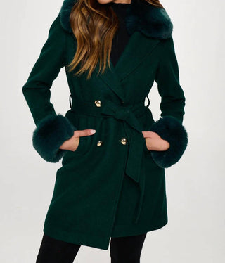 Coalition La - Vegan Wool Faux Fur Coat