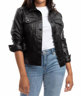 1822 Denim - Jaqueta jeans clássica revestida