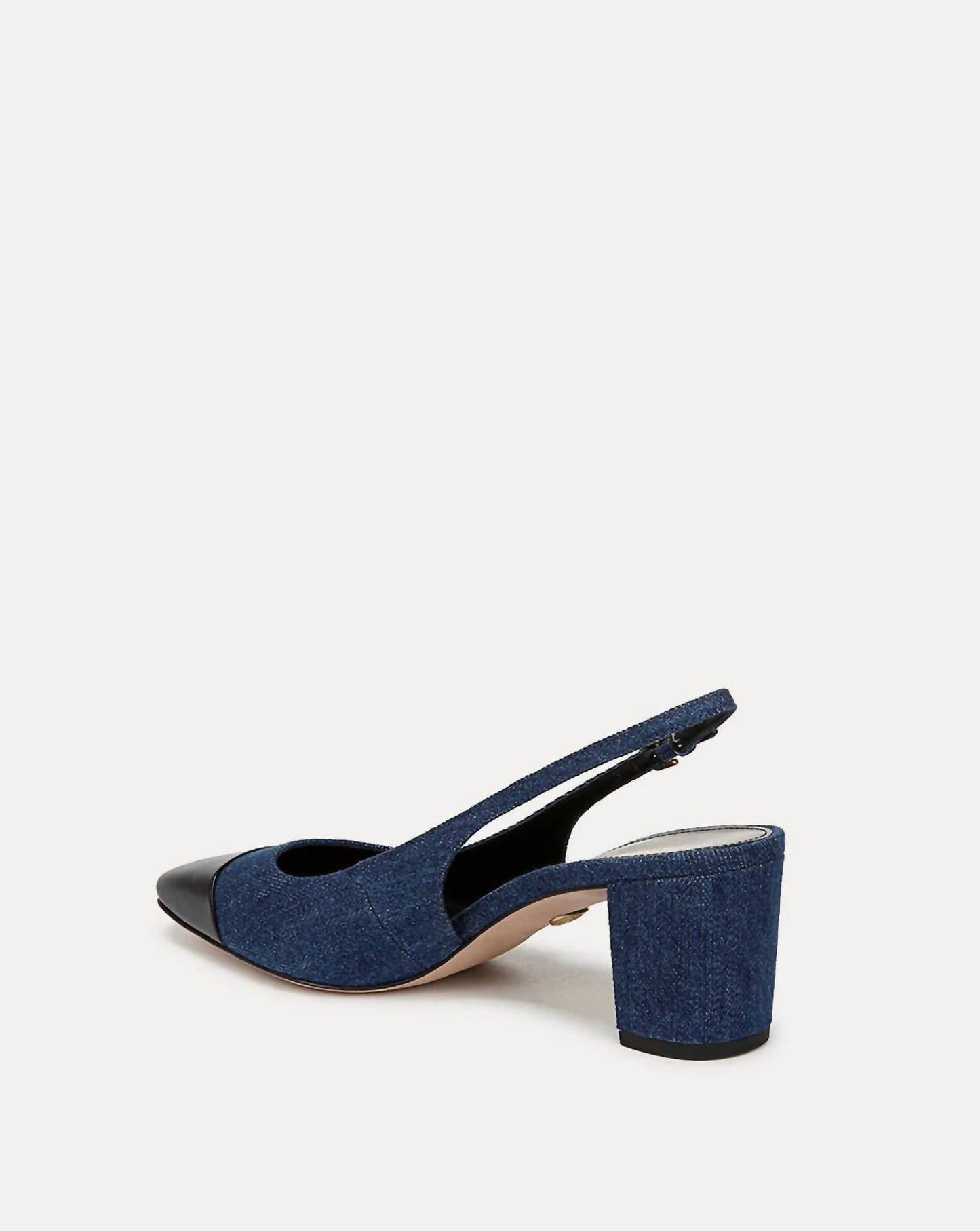 Veronica Beard - Women's Cecile Denim Cap-toe Slingback Pump