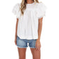 Easel - Golden Hour Poplin Top