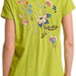 Johnny Was - BUTTON NECK KNIT TEE