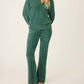 Pj Salvage - Campfire Cozy Feather Knit Quarter Zip Sweater