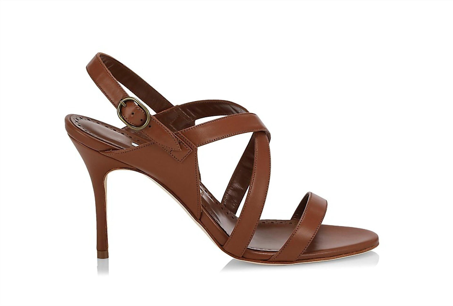 Manolo Blahnik - Women Singanu Strappy High Leather Sandals