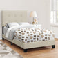 Transitional Upholstered Bed Frame