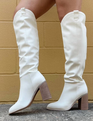 Oasis Society - Botas femininas Stephanie de cano alto