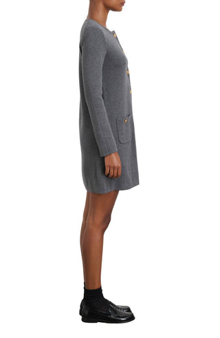 Alex Mill - Stella Long Sleeve Cotton & Cashmere Knit Mini Dress