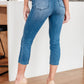 Judy Blue - Cool Denim Pull On Non Distressed Capri Jeans