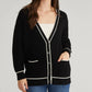 525 America - Emma Cardigan With Tipping