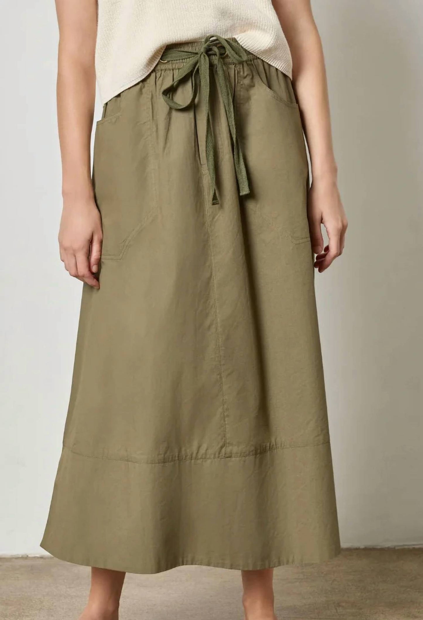Lilla P - Long Poplin Skirt