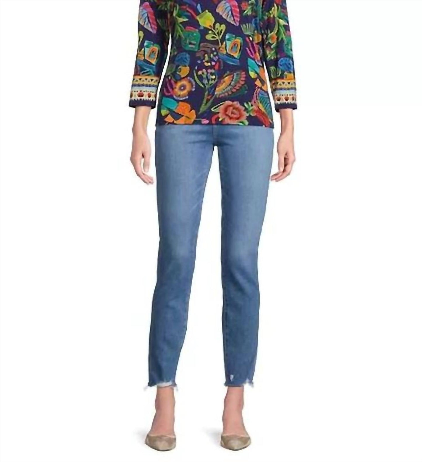 Johnny Was - JANIE FAVORITE 3/4 SLEEVE V-NECK TEE