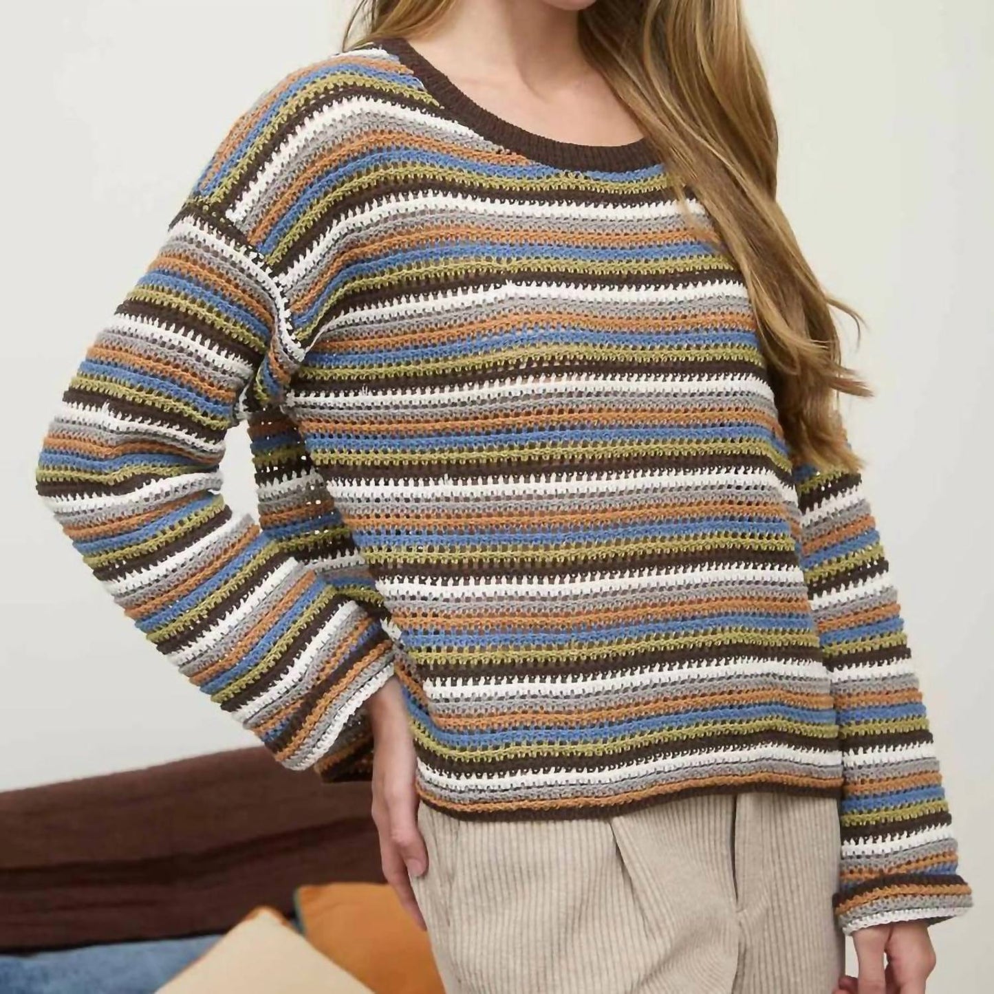 Blu Pepper - Stripe Sweater