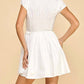 Baby Pink - V-neck Mini Dress