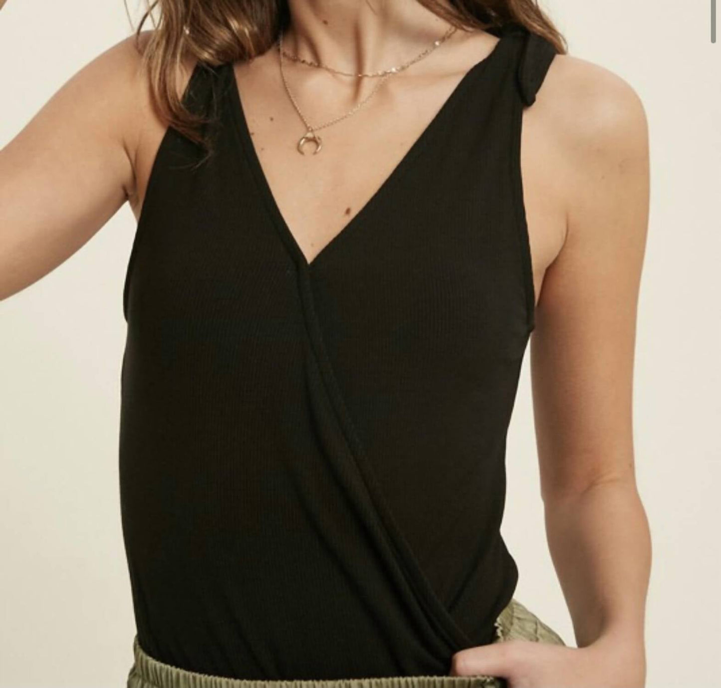 Wishlist - Anna Shoulder Tie Bodysuit