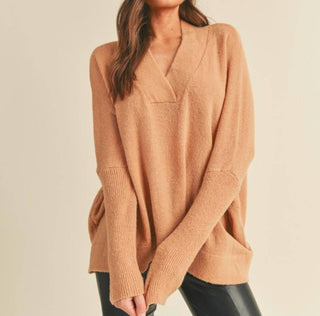 &Merci - Oversized V Neck Sweater