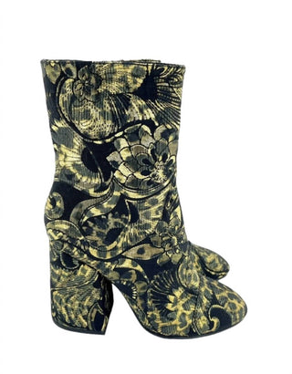 Ash - Women's Flora Metallic Jacquard Ankle Boots