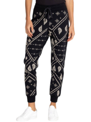 Johnny Was - Calça Jogger Devi com Costura Crua