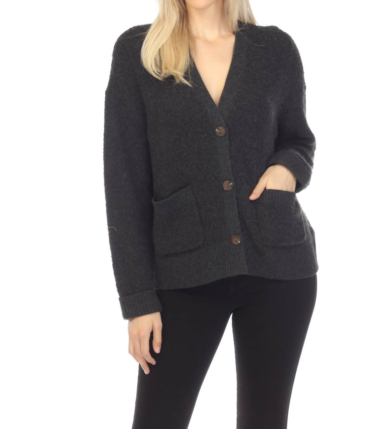 Johnny Was - Calme Teddy Bear Long Sleeve Knit Cardigan
