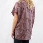 Adrienne - V-neck Snake Print Top