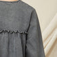Entro - Ruffled V-neck Top