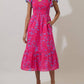 Sugarlips - Delina Floral Patte Tiered Midi Dress