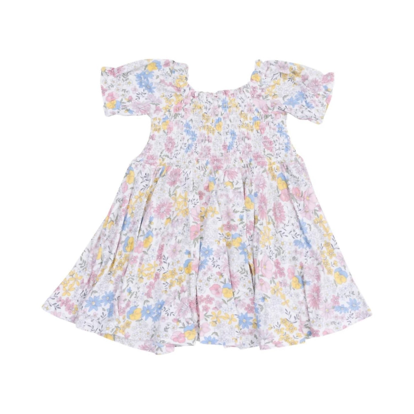 Angel Dear - Infant/toddler Girls' Puff Sleeve Twirly Dress