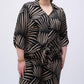 Joseph Ribkoff - Gauze Tropical Print Top