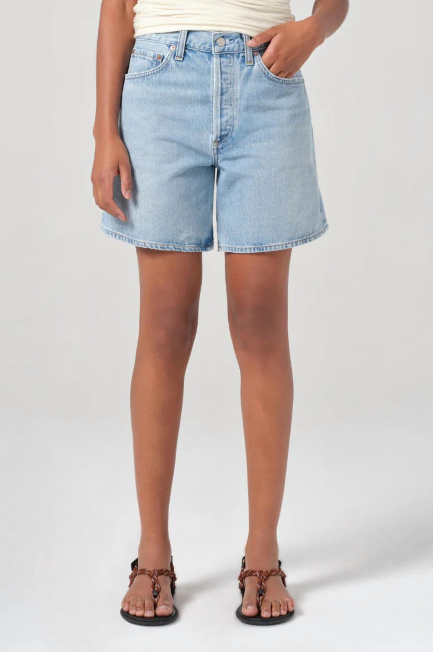 Agolde - Dame Wide-leg Shorts