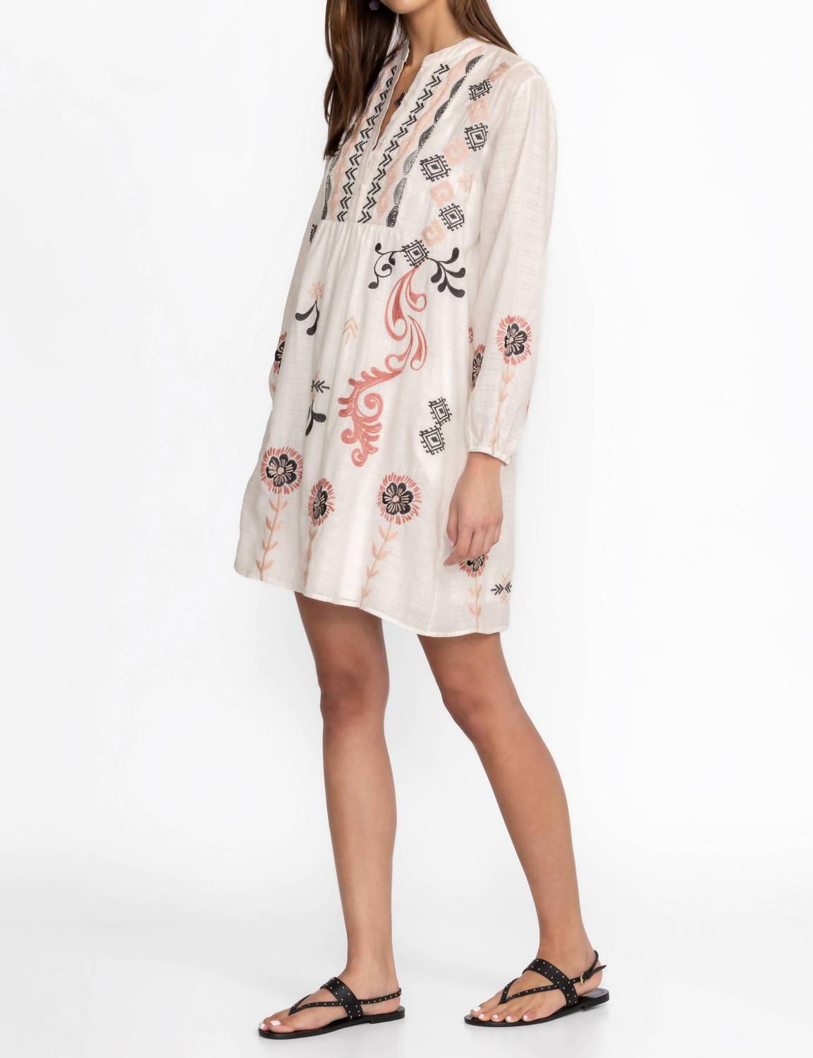 Johnny Was - BELLANIA BUTTON YOKE FIELD DRESS