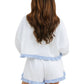 Peach Love - Cloud Nine Ruffle Trim Set