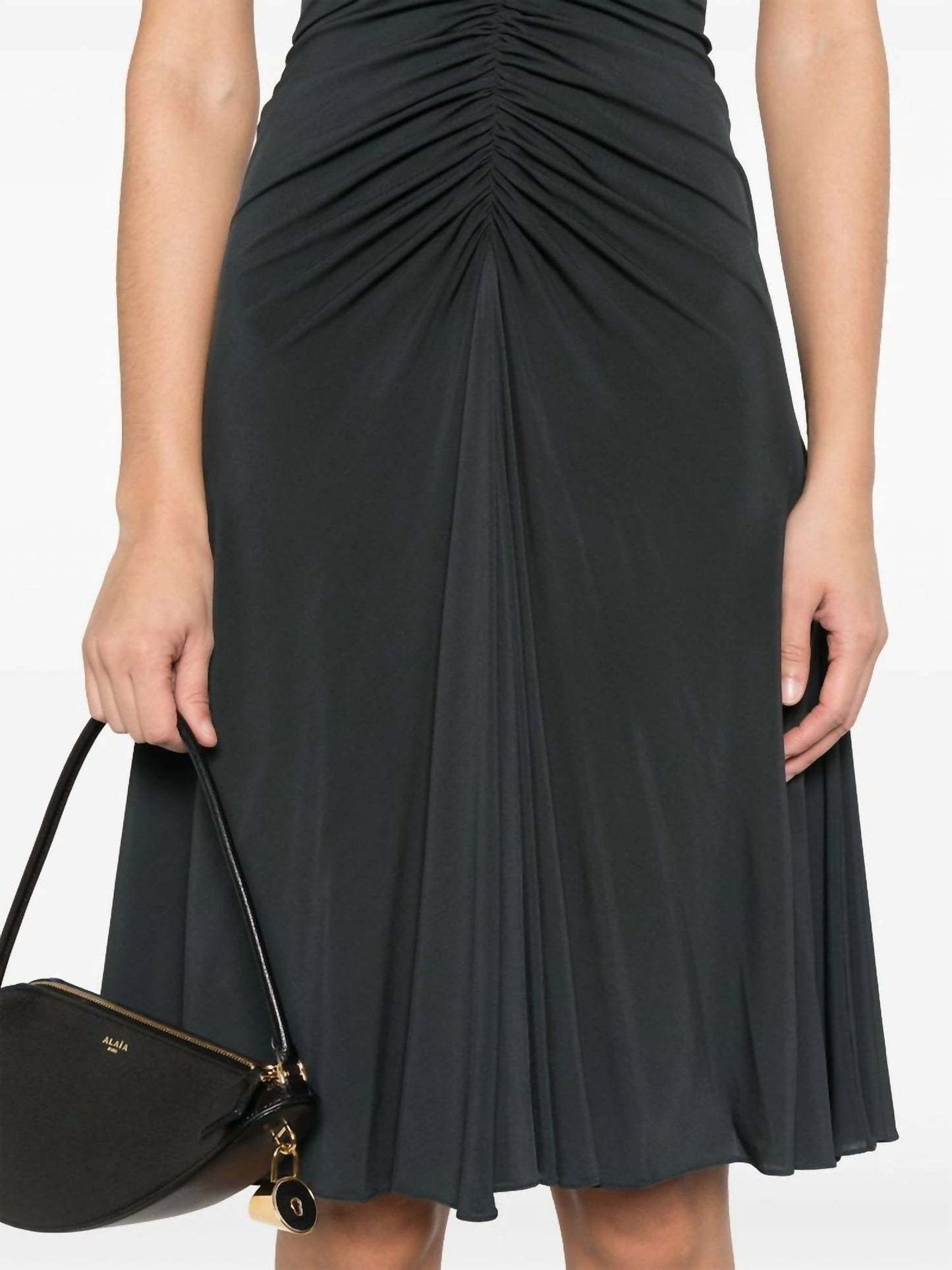 Alaia - Gathered Midi Dress
