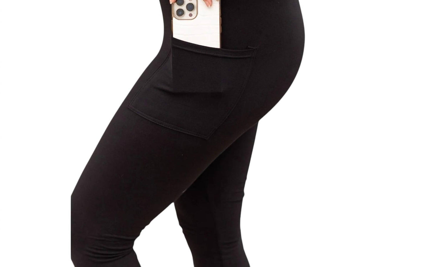 Julia Rose - Cassandra Capri Leggings With Pockets