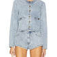 Amanda Uprichard - Long-sleeve Braswell Top